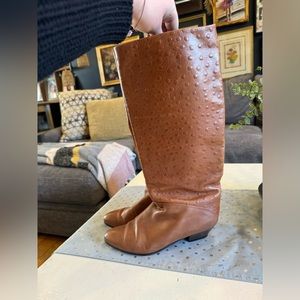 Morgan Taylor made in Italy leather boots size 8 vintage condition in pics